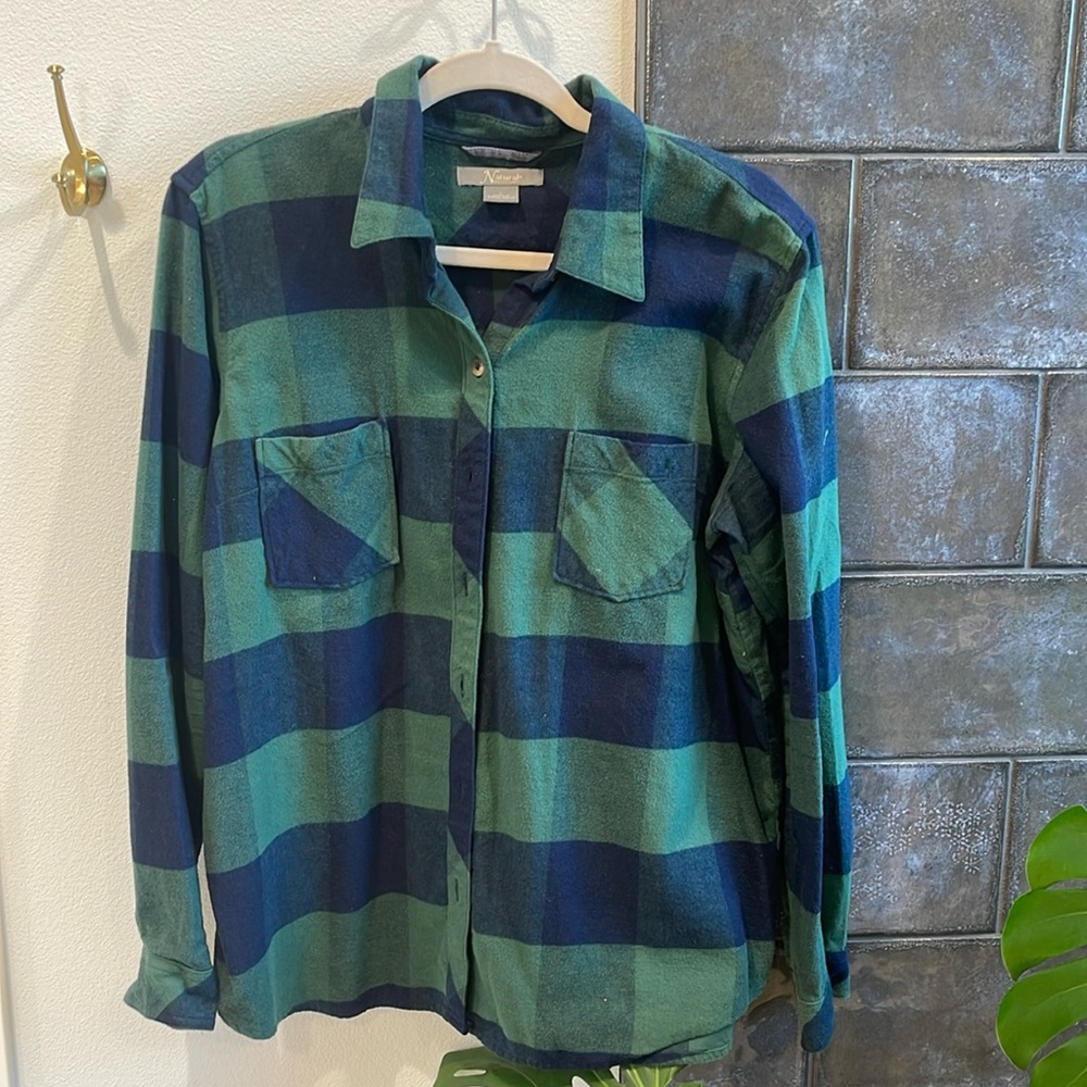 Plaid flannel shirt